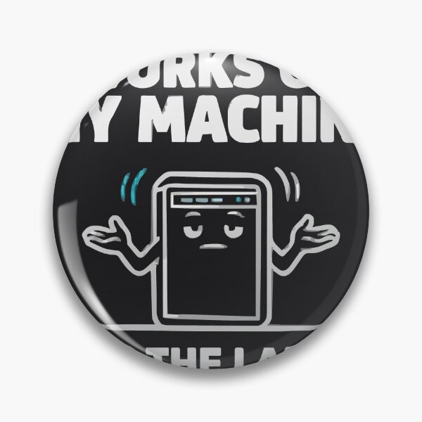 Item preview, Works On My Machine Ship The Laptop Coder Humor designed and sold by Bianca Oltean.