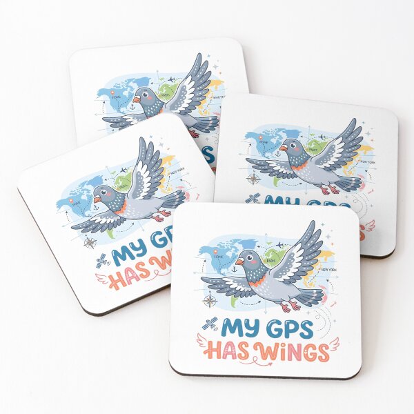 Item preview, My GPS Has Wings | Funny Homing Pigeon Racing Gift designed and sold by Sekla-Studio.