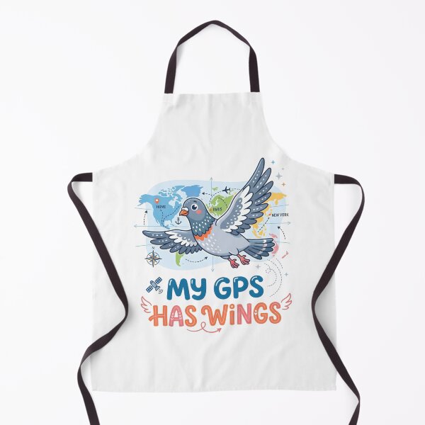 Item preview, My GPS Has Wings | Funny Homing Pigeon Racing Gift designed and sold by Sekla-Studio.