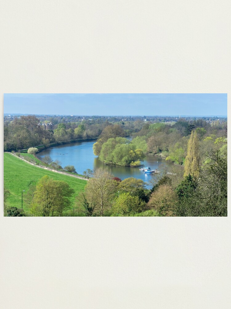 Alternate view of The view from Richmond Hill, London Photographic Print