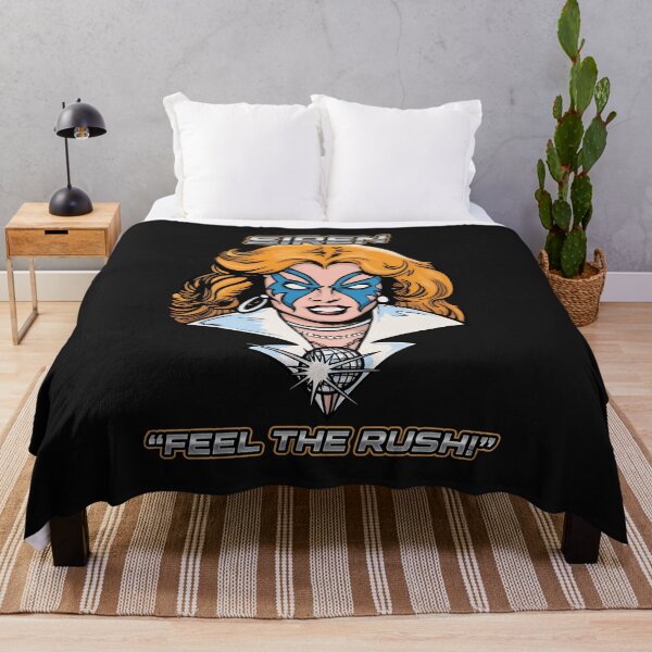 Item preview, Retro Comic Portrait Blond Heroine Blue Mask designed and sold by AnthorCenteno.