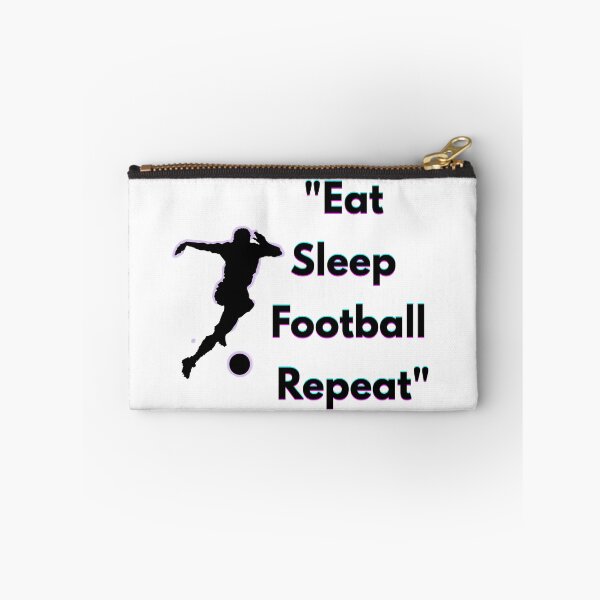 Item preview, Eat Sleep Football Repeat – Soccer Lover Motivation Design designed and sold by UrbanEchoHub.