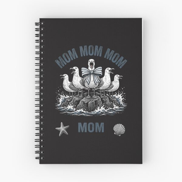 Item preview, MOM MOM MOM Funny Seagull Mother Design Cute Mom Humor Gift designed and sold by kiralynstration.