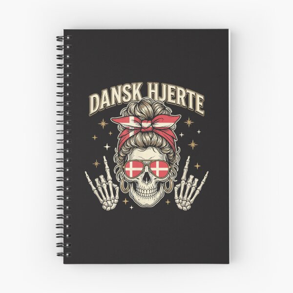 Item preview, Dansk Hjerte Danish Heart Denmark Flag Skull Scandinavian Heritage Gift designed and sold by kiralynstration.