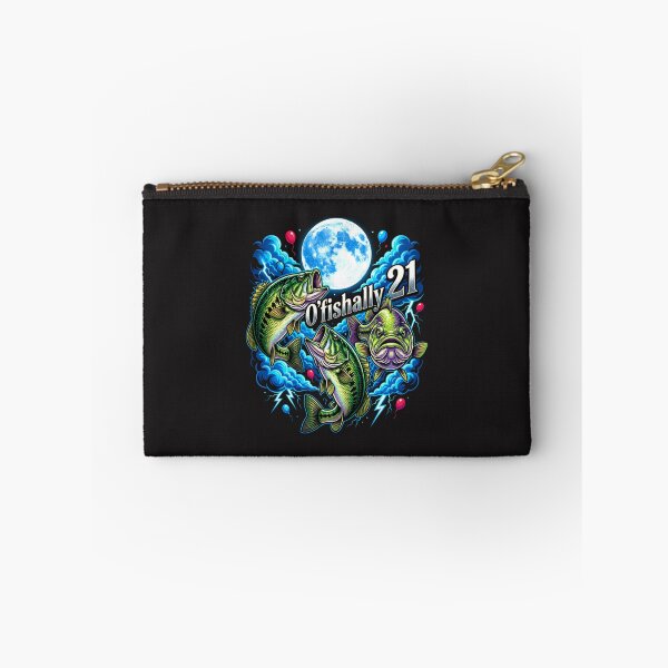 Item preview, Ofishally 21 Bass Fishing Birthday Funny 21st Birthday Fisherman Gift designed and sold by kiralynstration.