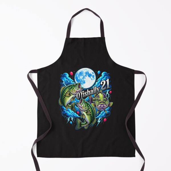 Item preview, Ofishally 21 Bass Fishing Birthday Funny 21st Birthday Fisherman Gift designed and sold by kiralynstration.