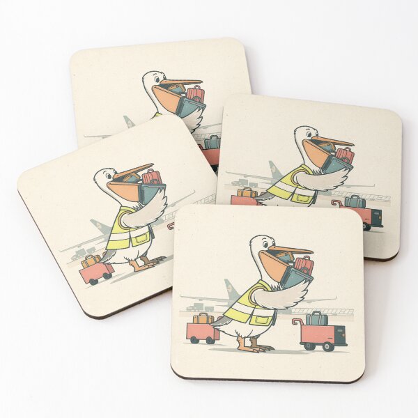 Item preview, Pelican Airport Baggage Handler Funny Art designed and sold by PictorialWhimsy.