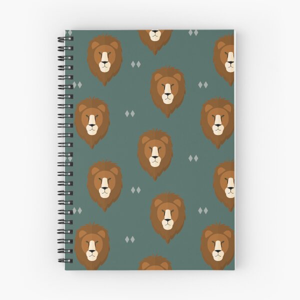 Item preview, Lion heads on green designed and sold by reneesillus.
