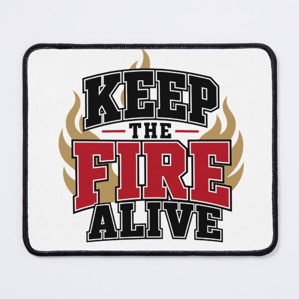 Item preview, Keep the Fire Alive – Motivation and Resilience Typography designed and sold by the-dovlat.