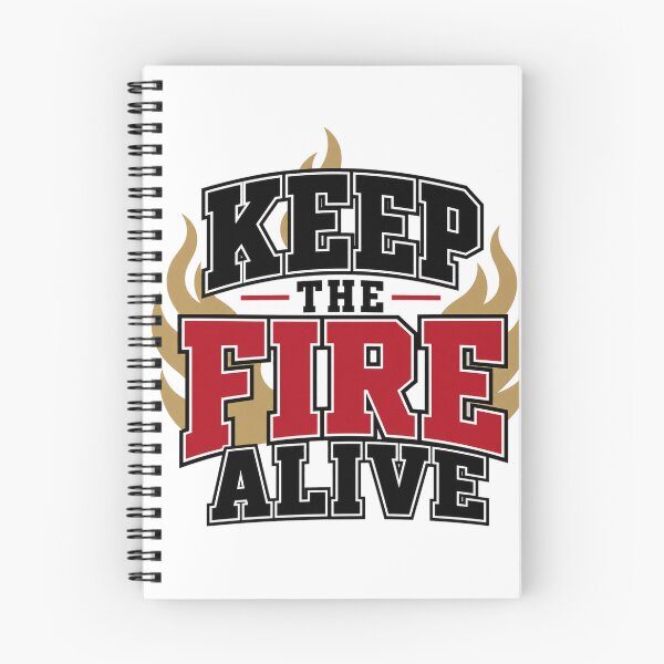 Item preview, Keep the Fire Alive – Motivation and Resilience Typography designed and sold by the-dovlat.