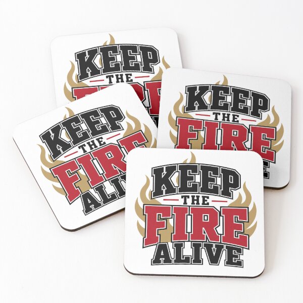Item preview, Keep the Fire Alive – Motivation and Resilience Typography designed and sold by the-dovlat.