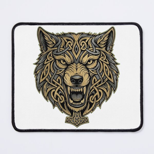 Item preview, Celtic Viking Wolf Norse Mythology designed and sold by Sabsll.