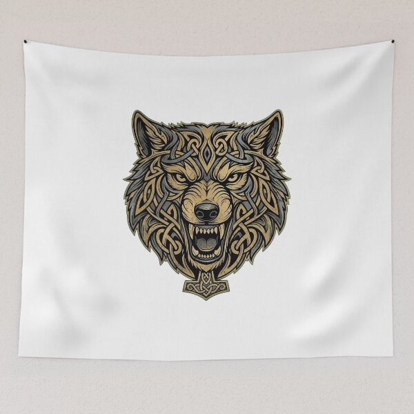 Item preview, Celtic Viking Wolf Norse Mythology designed and sold by Sabsll.