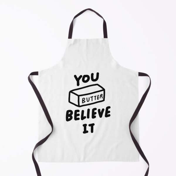 Item preview, Funny Butter Pun Typography, Hand Drawn Butter Doodle Quote designed and sold by DaisyRooDesign.