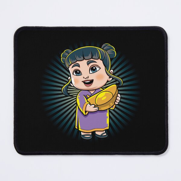 Item preview, Traditional Wealth Girl Holding Golden Sycee designed and sold by Lexkon Liu's art.