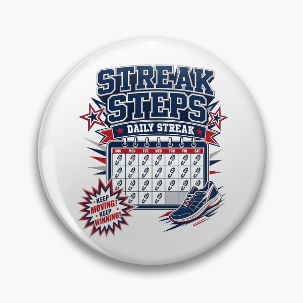 Item preview, Daily Streak Step Challenge designed and sold by pirminio.