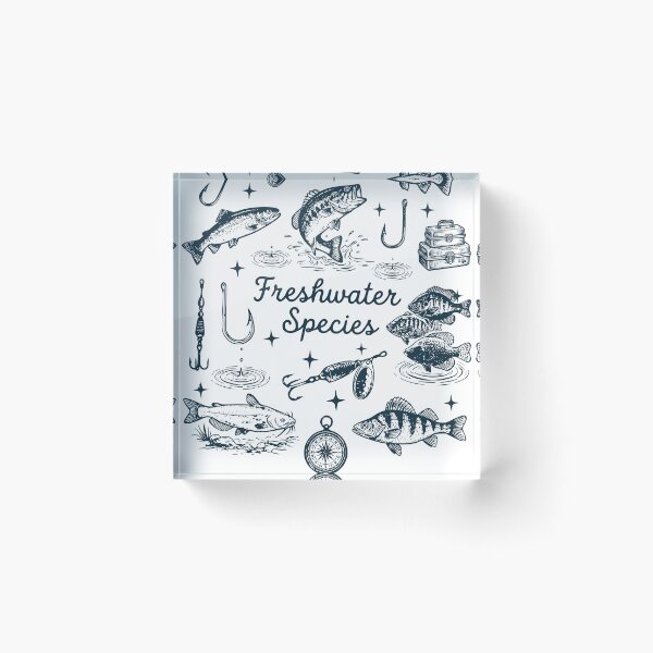 Item preview, Freshwater Fish Species Fishing designed and sold by TeeVerse27.