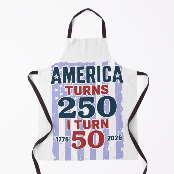 Item preview, America Turns 250 I Turn 50 Patriotic 50th Birthday designed and sold by giftfromheart.