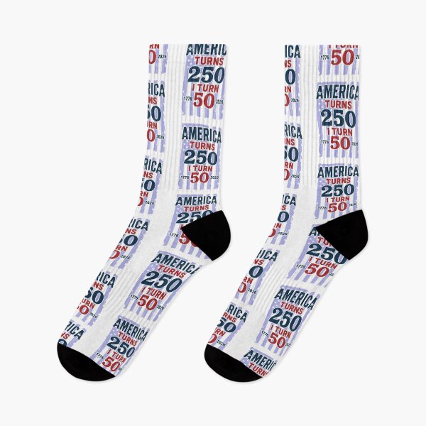 Item preview, America Turns 250 I Turn 50 Patriotic 50th Birthday designed and sold by giftfromheart.