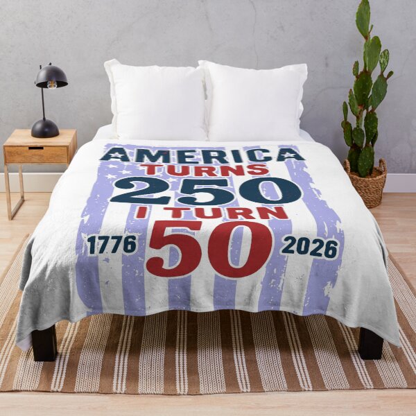 Item preview, America Turns 250 I Turn 50 Patriotic 50th Birthday designed and sold by giftfromheart.