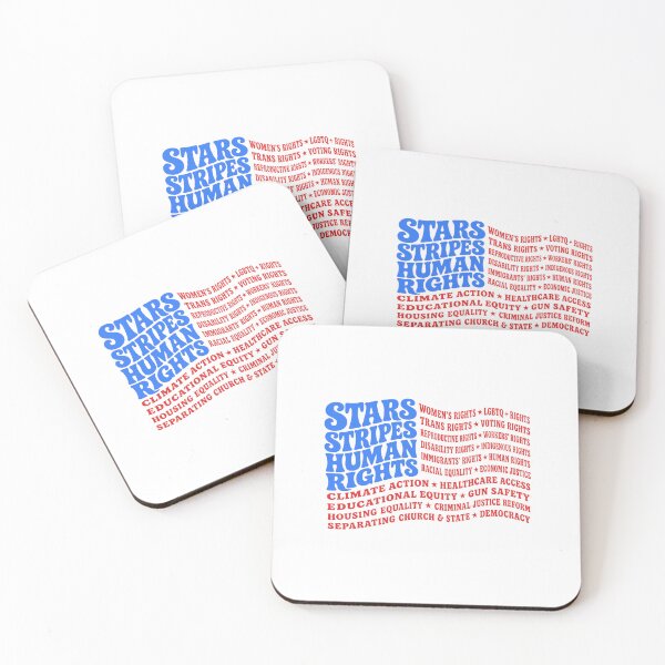 Item preview, Stars and Stripes and Human Rights USA Flag designed and sold by Streetshop79.