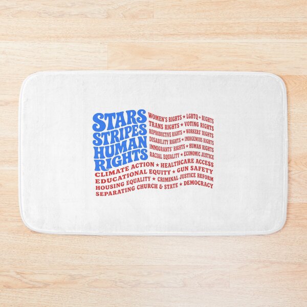 Item preview, Stars and Stripes and Human Rights USA Flag designed and sold by Streetshop79.