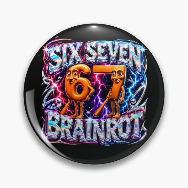 Item preview, Funny 67 Italian Brainrot Tung Tung Sahur Six Seven Meme Y2K designed and sold by Kitkin.