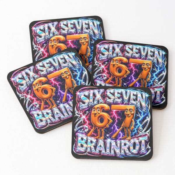 Item preview, Funny 67 Italian Brainrot Tung Tung Sahur Six Seven Meme Y2K designed and sold by Kitkin.