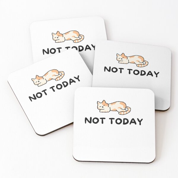 Artikelvorschau, Not Today lazy Cat Day entworfen und verkauft von DailyQuestPrint.