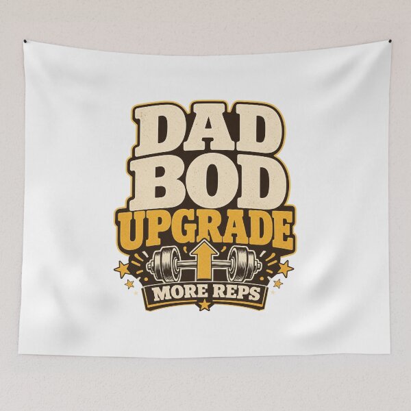Item preview, Dad Bod Upgrade: More Reps designed and sold by pirminio.