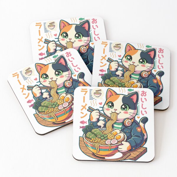 Item preview, Cute Anime Ramen Cat Kawaii Japan designed and sold by Sabsll.