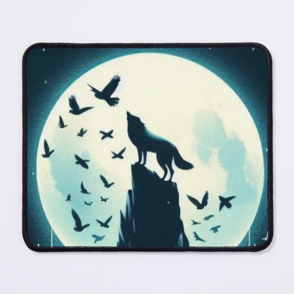 Item preview, Howl to the Moon – Mystical Wolf Design designed and sold by Dogandesighn.