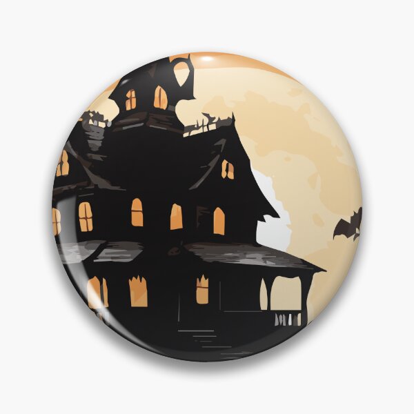 Item preview, Spooky Haunted House Halloween Silhouette Vector designed and sold by ECCreationx.