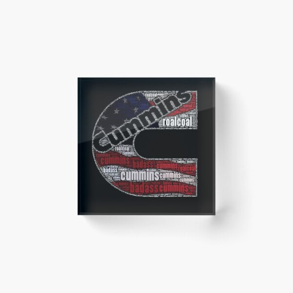 Item preview, Cummins American Flag Word Cloud Graphic Art designed and sold by vincenttamelas.