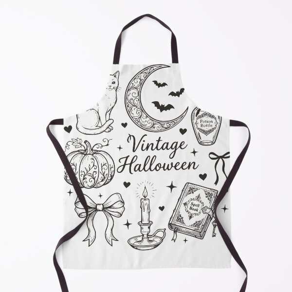 Item preview, Vintage Halloween Witch Magical Illustration Set designed and sold by TeeVerse27.