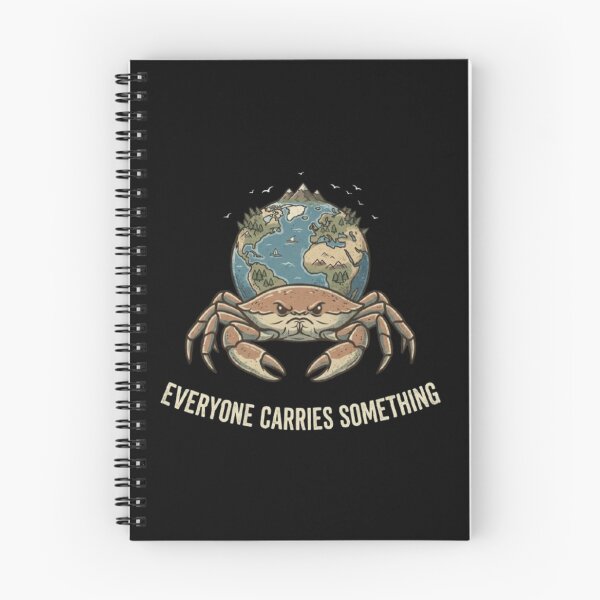 Item preview, Everyone Carries Something – Earth Crab Design designed and sold by Dogandesighn.
