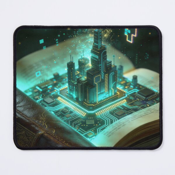 Item preview, Magic of Code - Futuristic Cyberpunk Spellbook designed and sold by rangsan-thai.