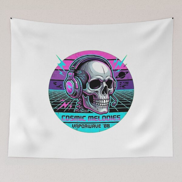 Item preview, Retro Gaming Skeleton Vaporwave 88 designed and sold by Sabsll.