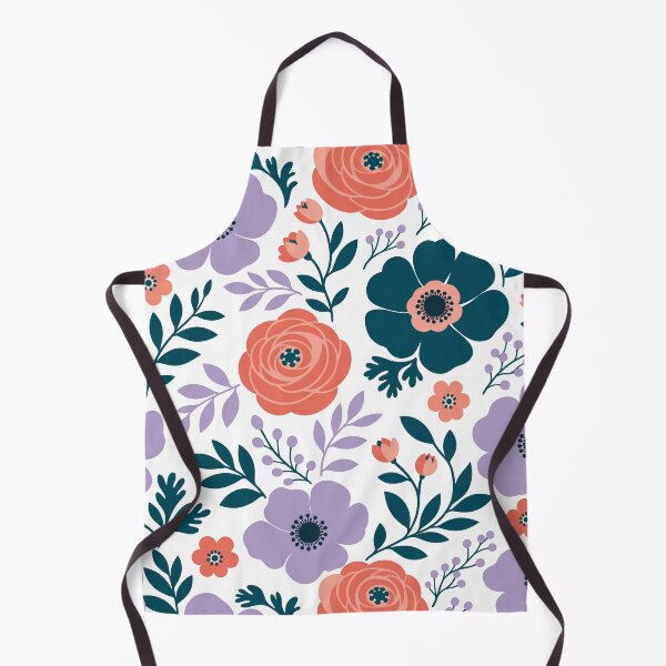 Item preview, Elegant Flat Anemones and Ranunculus Flowers Seamless Pattern Vector designed and sold by DiNata.