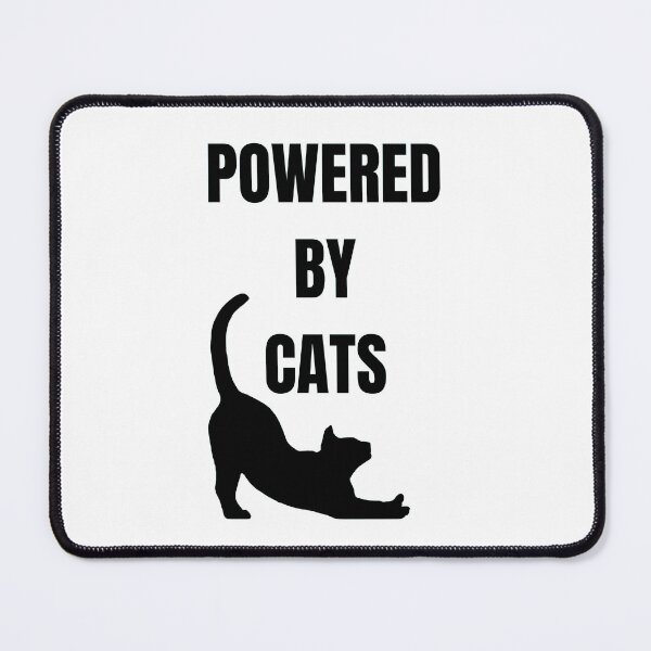 Item preview, Powered by Cats Funny Cat Lover Shirt designed and sold by DailyQuestPrint.