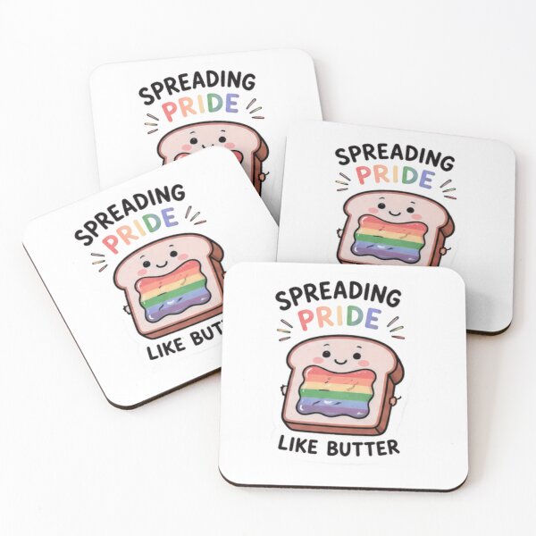 Item preview, Slice Slice Baby Pride Cute Rainbow Toast Sticker designed and sold by Pixanova.