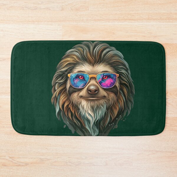 Item preview, Cool Sloth Wearing Retro Sunglasses Pop Art Portrait designed and sold by artscripts.