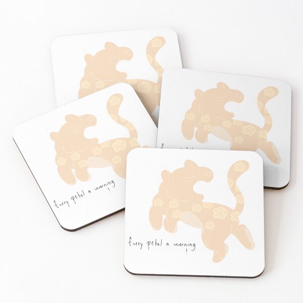 Item preview, Every Petal A Warning Soft Cream Panther designed and sold by PeaceTypo.