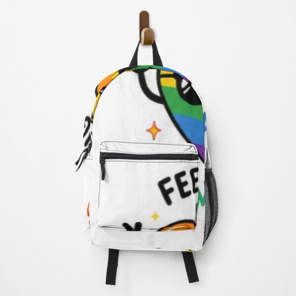 Item preview, Feeling Gay-Mazing Cute Rainbow Pride Heart Sticker designed and sold by Pixanova.