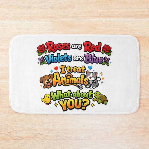 Item preview, Roses Are Red Violets Are Blue I Treat Animals What About You? Funny Veterinarian Gift designed and sold by Bettybee00.