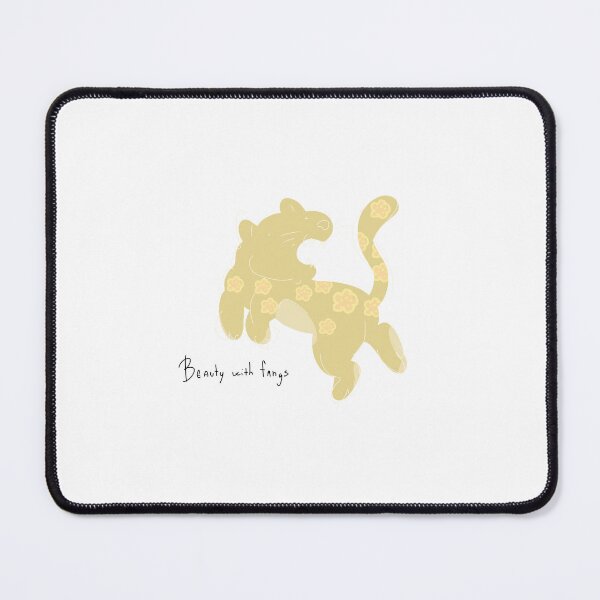 Item preview, Beauty With Fangs Ochre Yellow Jaguar designed and sold by PeaceTypo.