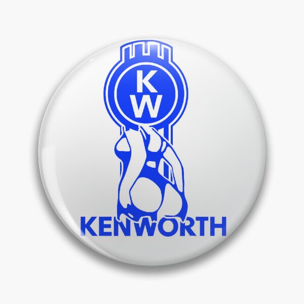 Item preview, Kenworth Truck Blue Skull Logo Grungy Edition designed and sold by vincenttamelas.