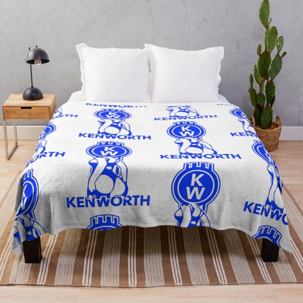 Item preview, Kenworth Truck Blue Skull Logo Grungy Edition designed and sold by vincenttamelas.