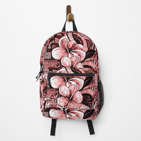 Item preview, Terracotta Hawaiian Hibiscus Abstract - Earthy Tribal Fine Art designed and sold by sunnthreads.