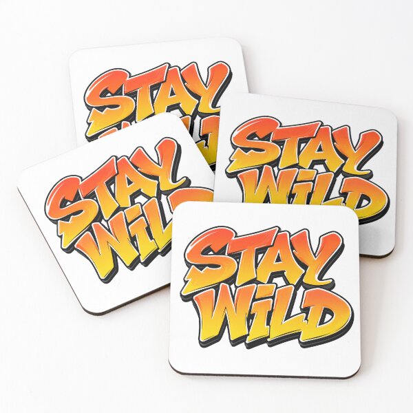 Item preview, Stay Wild Retro Streetwear Typography Design designed and sold by the-dovlat.